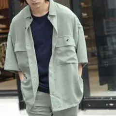 【KANGOL】Green shirt spring summerのサムネイル