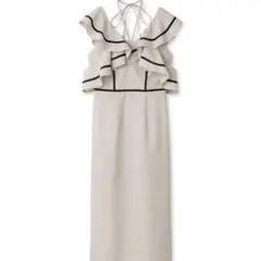 LILY BROWN リリーブラウン 配色フリルワンピース フリルワンピース