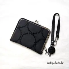 ミナペルホネン　ハンドメイド　がま口カードケース　tambourine