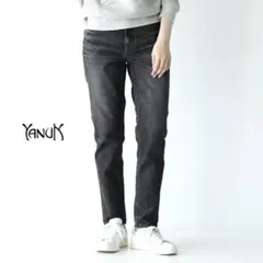 美品】Yanuk パトリシア スキニー デニム パンツ 27 ブラック - メルカリ