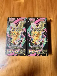 ポケモンカードゲームMEGA ドリームex 2BOX シュリンク付き
