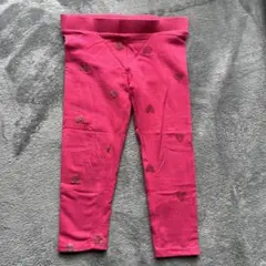 ハート柄ピンクレギンス