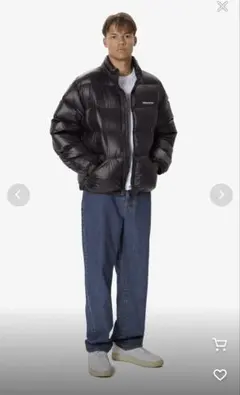 田*う様 thisisneverthat ブラック ダウンジャケット Lサイズ