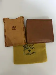 IL BISONTE 二つ折り財布＆名刺入れ