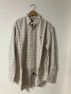 (2046)ポロ・ラルフ・ローレン チェックシャツ 長袖　M