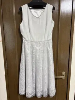 a.r.azalearose スパンコールレースチュールドレス