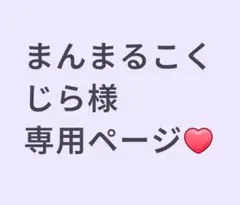 専用ページ❤️まんまるこくじら様