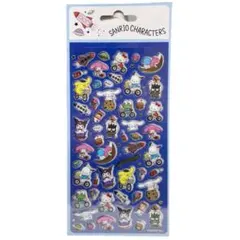 正規品　サンリオ　ぷっくり　シール　バツ丸　キキララ　クロミ　ポムポムプリン