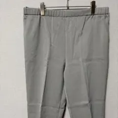 ゆったりイージーパンツ(L L)グレー　ウエストゴム着脱ラクチン　ストレッチ速乾