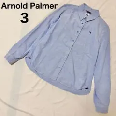 Arnold Palmer 長袖シャツ ライトブルー 水色 ロゴ刺繍のサムネイル