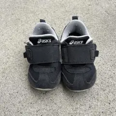 asics ベビーシューズ ブラック　14センチ