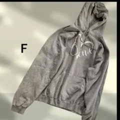 アメカジ　パーカー Fサイズ　プルオーバー　スウェット　グレー　裏起毛