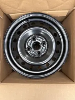 4本セット ラパン 新車外し 14インチ ブラック スチールホイール S