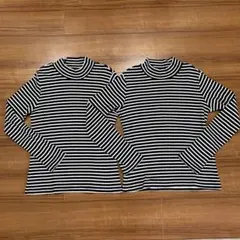 UNIQLO ハイネック長袖カットソー　2点 130