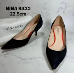 NINA RICCI ニナリッチ スエード ハイヒール 22.5cm パープル