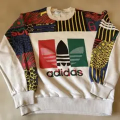 80s old adidas スウェット　デサント製