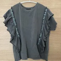 BIG FIELD ピグメントフリルTシャツ　140