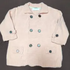 80★バーバリー★ロゴ刻印ダブルボタン付き！カシミヤブレンドカーディガン★