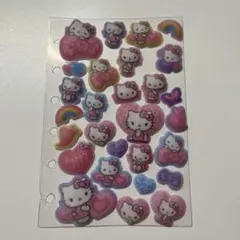 コットンパフィーシール　キティちゃんヒョウ柄