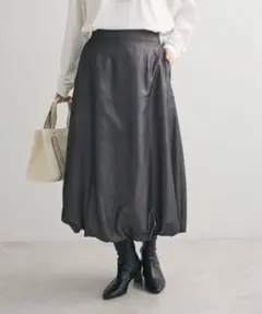 chocol raffine robe ブラック フレアスカート