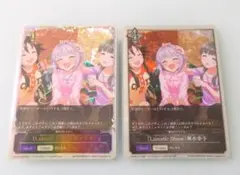 2枚セット SLサインカード、通常 〔パステルピンクな恋〕 小早川紗枝