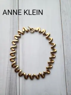 ANNE KLEIN ゴールドネックレス チョーカーネックレス 大ぶりのサムネイル