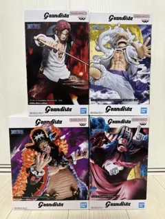 Grandista ワンピース ドラゴンボールフィギュア4体セットプラスお楽しみ ワンピース ドラゴンボール Grandista フィギュア 4体セット - メルカリ