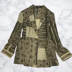 Jasmin❣️LEONARD花柄テーラードジャケットM マルチカラー❣️カン Jasmin様専用❣️LEONARD花柄テーラードジャケットM マルチカラー