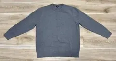 【新品】UNIQLO クルーネックセーター グレー チャコール XXL メンズのサムネイル
