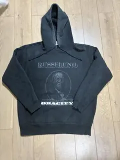 ラッセルノ　サイズL ブラック フード付きパーカー　ゴルフ　裏起毛