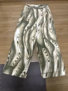 soerte ワイドスラックス パンツ マーブル柄のサムネイル