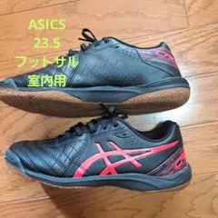 ASICS CALCETTO フットサルシューズ 黒/赤