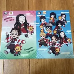 鬼滅の刃×コジマクリアファイル 2枚セット