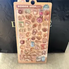 韓国　ボンボンドロップ　シール　くま