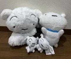 クレヨンしんちゃん　シロぬいぐるみセット