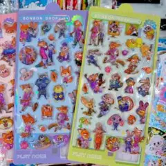 ズートピア ウォーターシール2枚セット