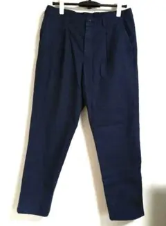 COMME CA ISM ズボン ストレートパンツ メンズ　ネイビー　L