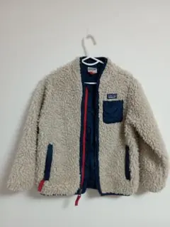 Patagonia フリースジャケット ベージュ/ネイビー