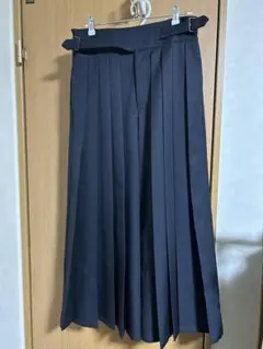 HARE サイドプリーツベルトパンツ ブラックのサムネイル