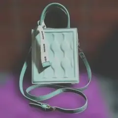 BISOU ミントグリーン ショルダーバッグ
