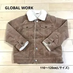GLOBAL WORK グローバル ボア襟コーデュロイジャケット 110 120