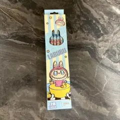 LABUBU 鉛筆 12本セット 2B 鉛筆削り付き