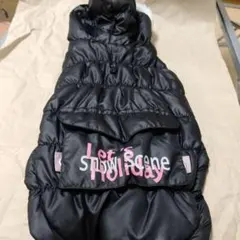 Everyday holiday 犬用ダウン風ベスト ブラック 2L号のサムネイル