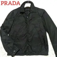 【美品】PRADA プラダ ナイロンジャケット ブラック メンズのサムネイル