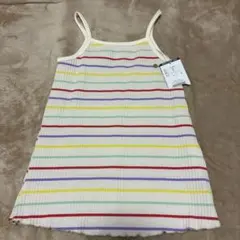 【新品・タグ付き】BREEZE ストライプ キャミワンピース