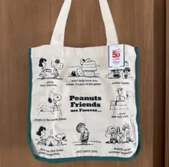 ROOTOTE スヌーピー PEANUTS FRIENDS トートバッグ 生成り