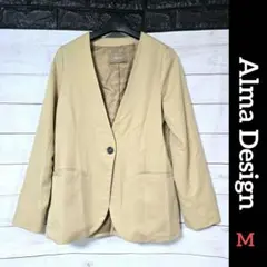 ♥️ Alma Design ♥️ ジャケット ノーカラージャケット 上着