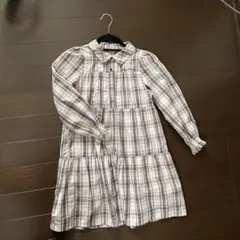 mezzo piano チェック柄ワンピース Sサイズ