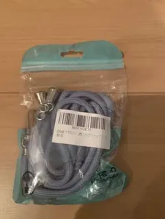 スマホ ショルダーストラップ（ホルダー付き・水色） - メルカリ