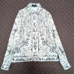 【美品】エトロ☆ペイズリー　長袖　ブラウス　レディース　長袖シャツ　クリーム
